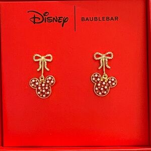 Disney BaubleBar Mickey Mouse Earrings with Bow